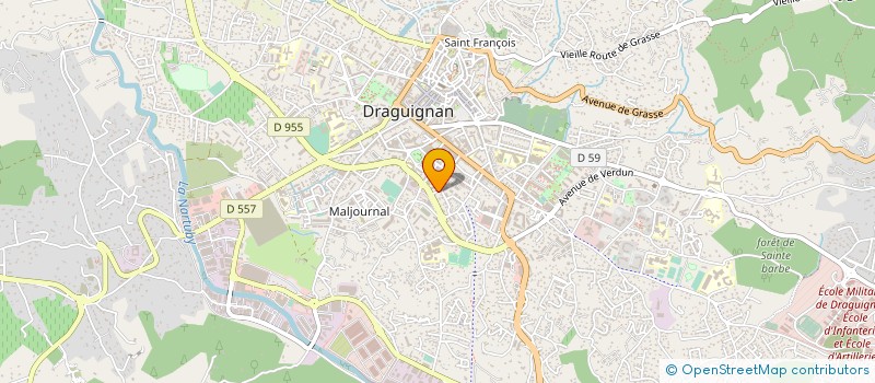 localisation de l'entreprise FLO YOGA  DRAGUIGNAN