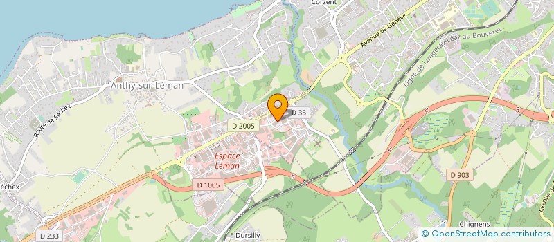 localisation de l'entreprise FLO1 à THONON-LES-BAINS