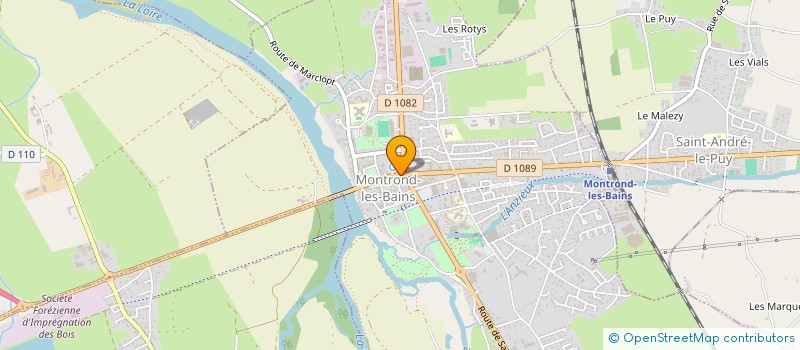 localisation de l'entreprise FLO2  MONTROND-LES-BAINS