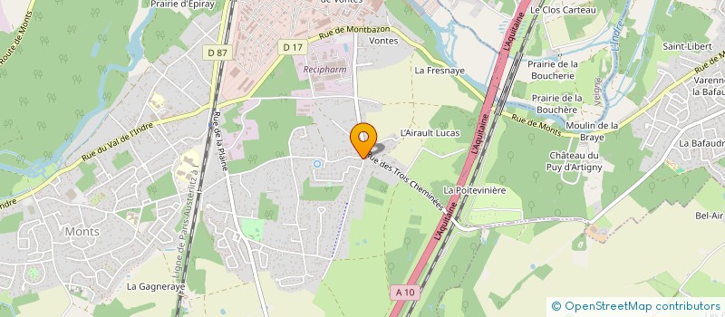 localisation de l'entreprise FLOA  MONTS