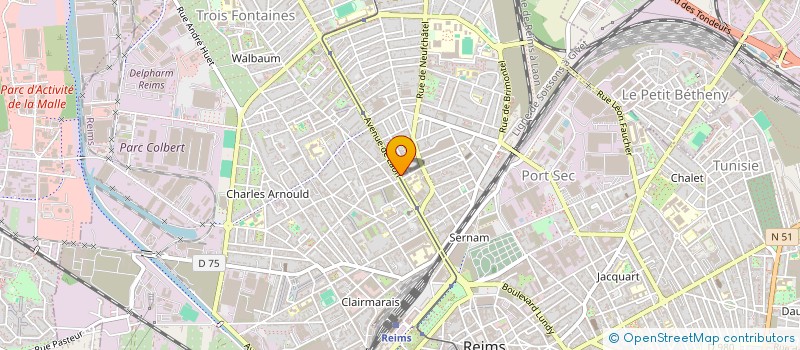 localisation de l'entreprise FLOANDBAN  REIMS