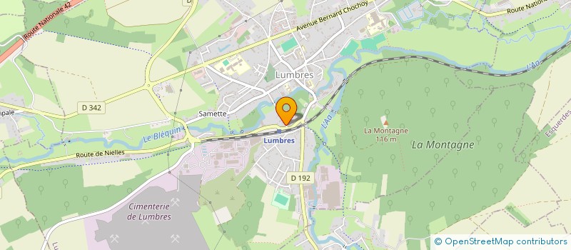 localisation de l'entreprise FLOANT  LUMBRES