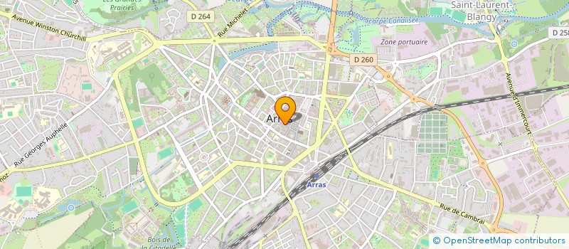 localisation de l'entreprise FLOANT à ARRAS
