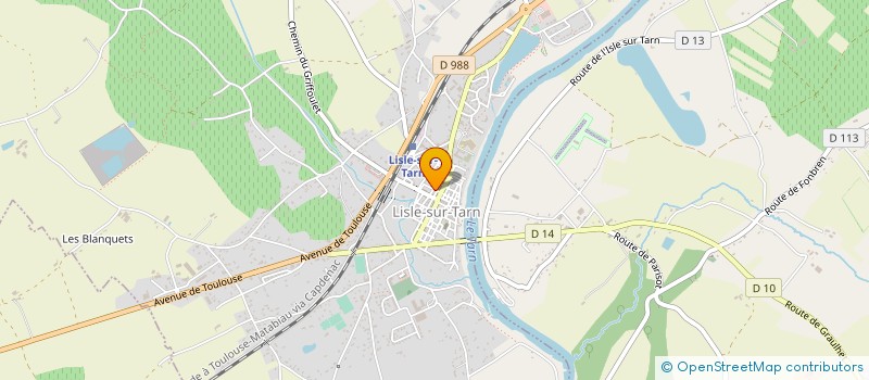 localisation de l'entreprise FLOARTDECO  LISLE-SUR-TARN