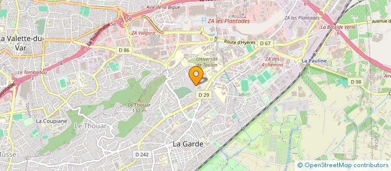 localisation de l'entreprise FLOAT  LA GARDE