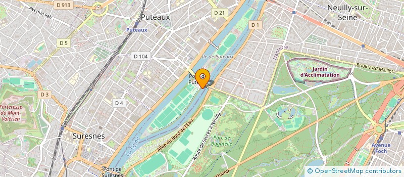 localisation de l'entreprise FLOATING POINT AUDIO SARL à PUTEAUX