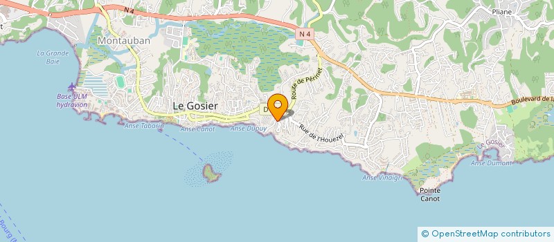 localisation de l'entreprise FLOBER à LE GOSIER