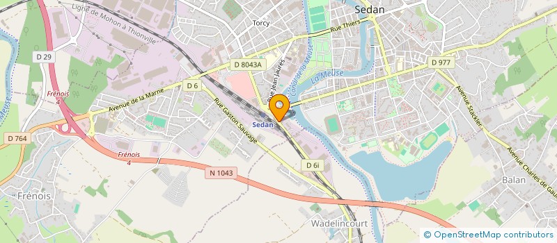 localisation de l'entreprise FLOBER  SEDAN