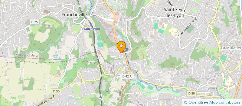 localisation de l'entreprise FLOBEROSE  SAINTE-FOY-LES-LYON