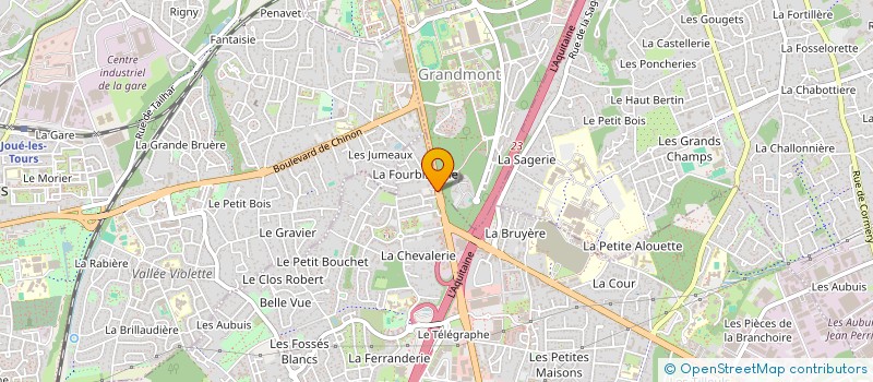 localisation de l'entreprise FLOBERT à CHAMBRAY-LES-TOURS