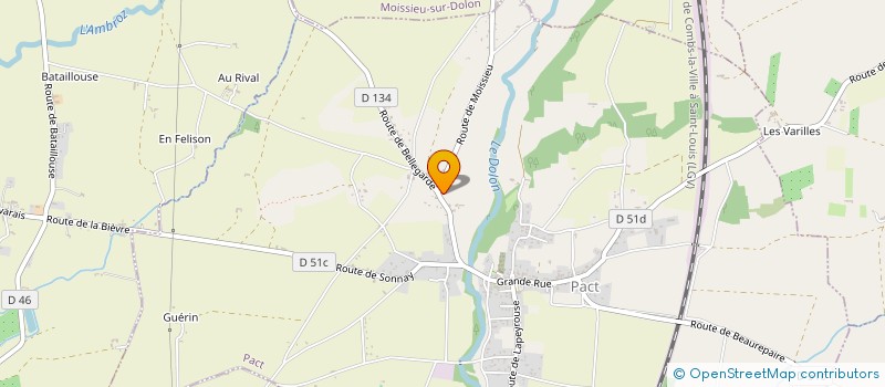 localisation de l'entreprise FLOBERT  PACT