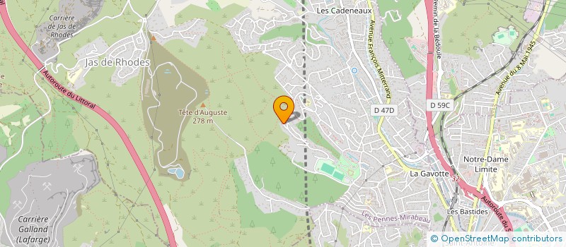 localisation de l'entreprise FLOBEST  LA FARE-LES-OLIVIERS