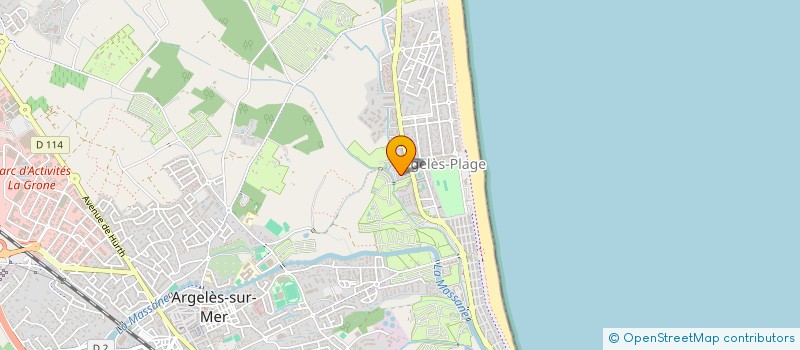 localisation de l'entreprise FLOBIEN à ARGELES SUR MER