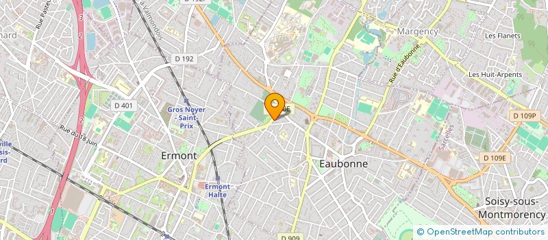 localisation de l'entreprise FLOBLEU  EAUBONNE