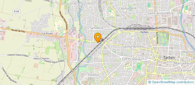 localisation de l'entreprise FLOBUL  TARBES