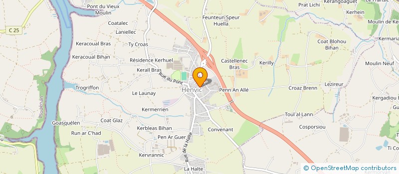 localisation de l'entreprise FLOC'H-LANGANEY ELECTRICITE  HENVIC