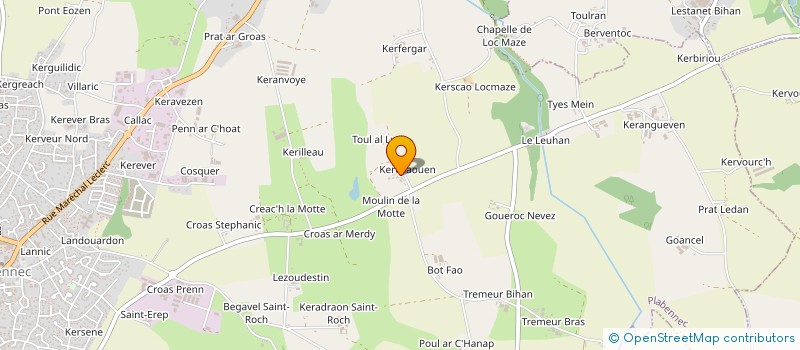 localisation de l'entreprise FLOC'H TANGUY  PLABENNEC