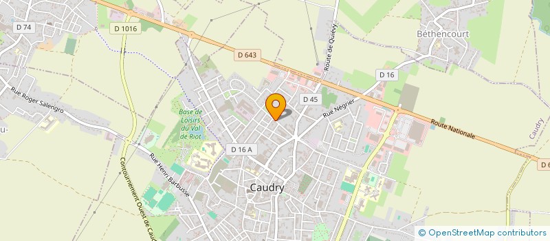 localisation de l'entreprise FLOCA à CAUDRY