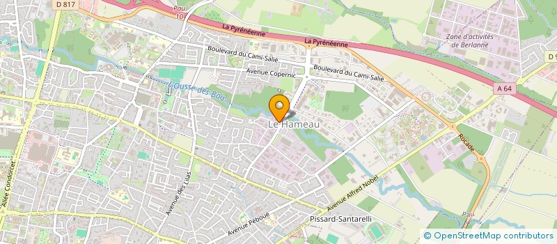 localisation de l'entreprise FLOCAGE à PAU
