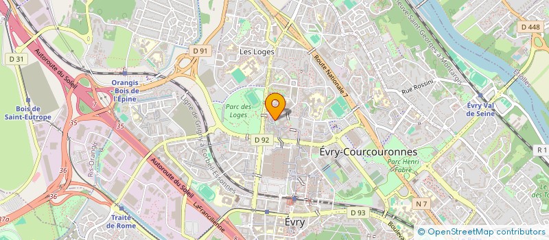 localisation de l'entreprise FLOCAGE ISOLATION  EVRY-COURCOURONNES