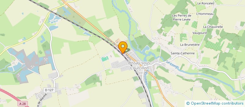 localisation de l'entreprise FLOCAGE SPORTS LOISIRS  DISSAY-SOUS-COURCILLON