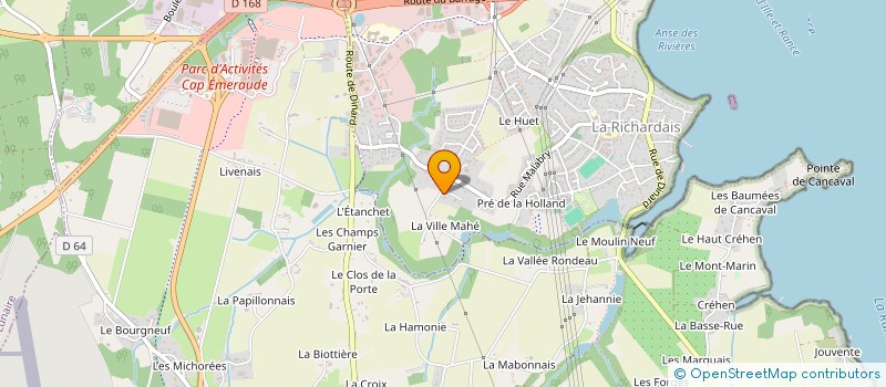 localisation de l'entreprise FLOCAJ  LA RICHARDAIS