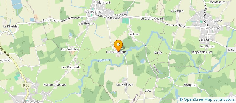 localisation de l'entreprise FLOCAL  VANDEINS