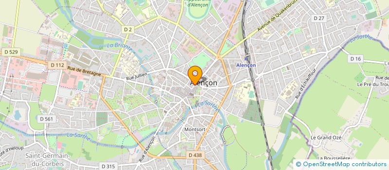 localisation de l'entreprise FLOCALIN à ALENCON
