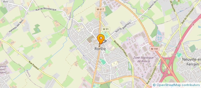 localisation de l'entreprise FLOCALYS à RONCQ