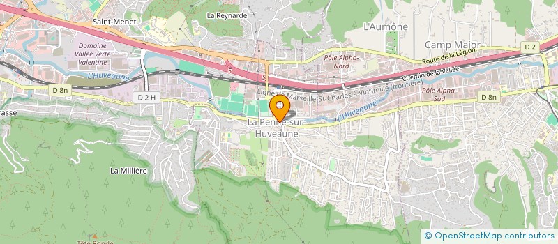 localisation de l'entreprise FLOCAMA  LA PENNE-SUR-HUVEAUNE