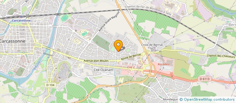 localisation de l'entreprise FLOCANNE à CARCASSONNE