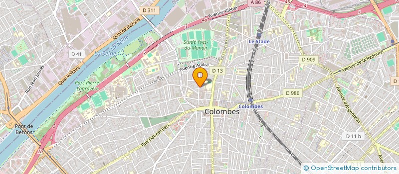 localisation de l'entreprise FLOCAPHI à COLOMBES