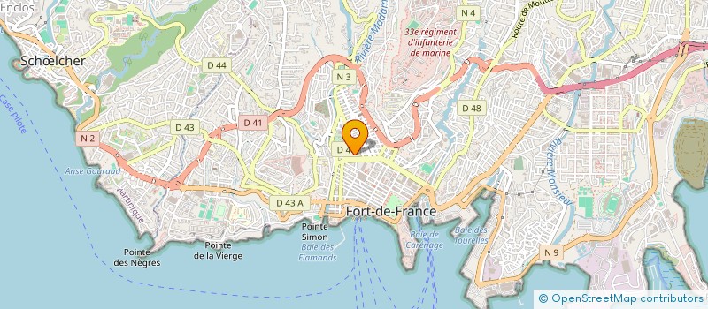 localisation de l'entreprise FLOCARA à FORT-DE-FRANCE