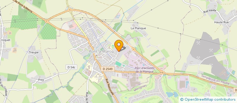 localisation de l'entreprise FLOCARNOT à ENNEVELIN