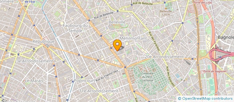 localisation de l'entreprise FLOCAZINOLECOEUR CORPORATION à PARIS