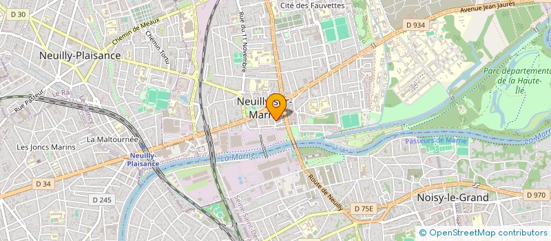 localisation de l'entreprise FLOCEANE à NEUILLY-SUR-MARNE