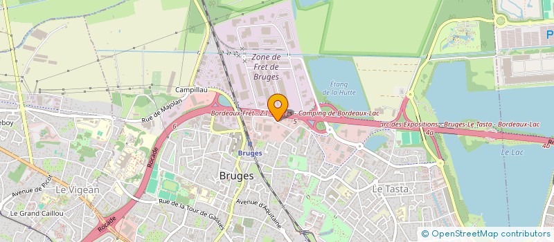 localisation de l'entreprise FLOCEC à BRUGES