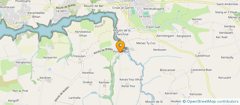 localisation de l'entreprise FLOCH  PLOUARZEL