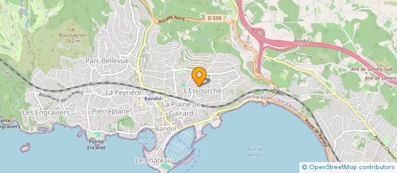 localisation de l'entreprise FLOCH ARVOR  BANDOL