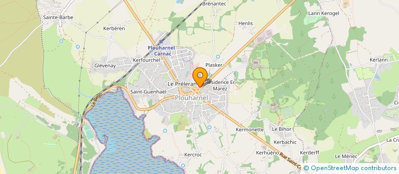 localisation de l'entreprise FLOCH DISTRIBUTION AURAY à PLOUHARNEL