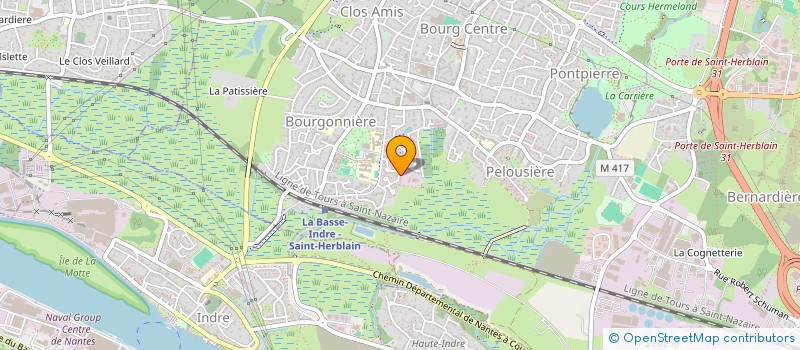 localisation de l'entreprise FLOCH YVON  SAINT-HERBLAIN