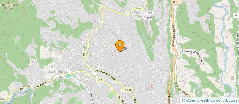 localisation de l'entreprise FLOCHIANO à SAINT-PAUL-DE-VENCE