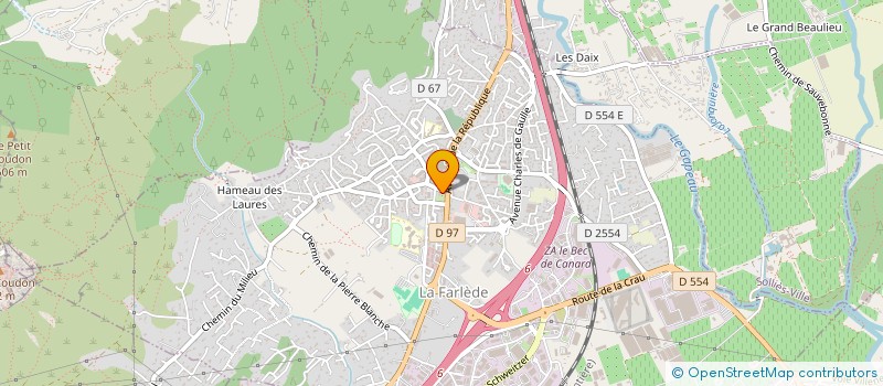 localisation de l'entreprise FLOCHRI  LA FARLEDE