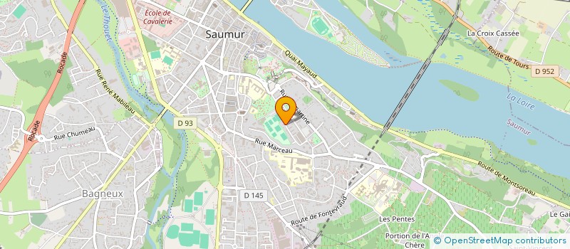 localisation de l'entreprise FLOCIE  SAUMUR