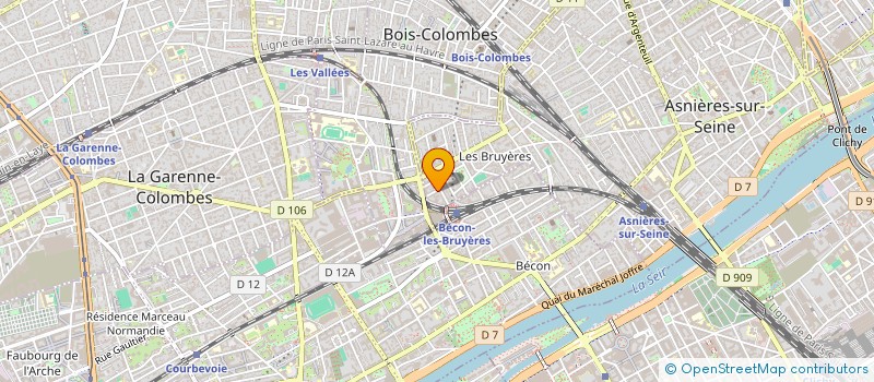 localisation de l'entreprise FLOCIM à ASNIERES-SUR-SEINE