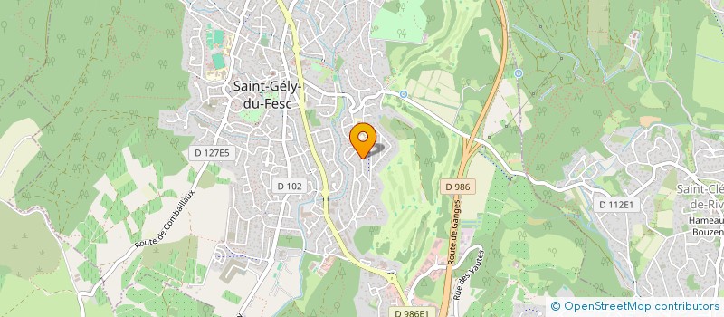 localisation de l'entreprise FLOCIMA  SAINT-GELY-DU-FESC