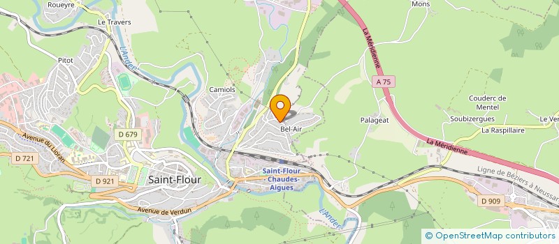 localisation de l'entreprise FLOCOMA à SAINT-FLOUR