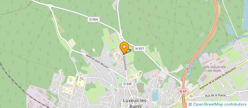 localisation de l'entreprise FLOCON  LUXEUIL-LES-BAINS