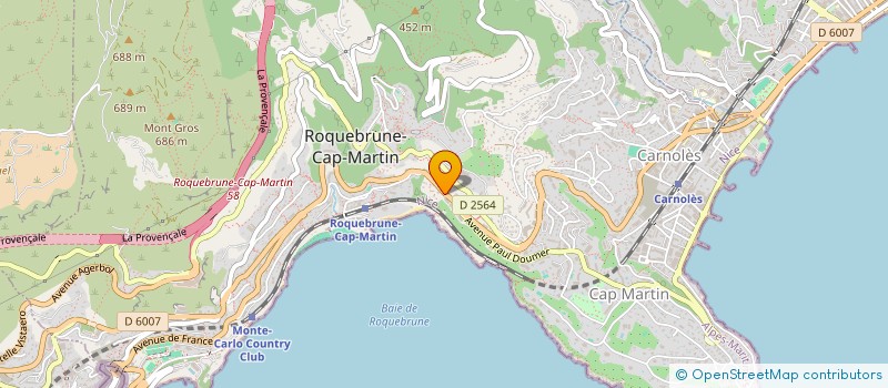 localisation de l'entreprise FLOCON à ROQUEBRUNE-CAP-MARTIN