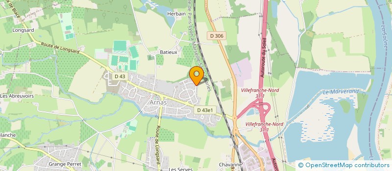 localisation de l'entreprise FLOCON  ARNAS